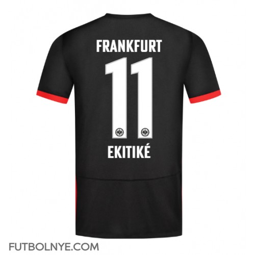 Camiseta Eintracht Frankfurt Hugo Ekitike #11 Visitante Equipación 2024-25 manga corta